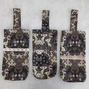 fabric wine bottle gift bags - Arty